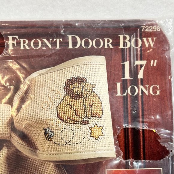 Dimensions Debbie Mumm Front Door Bow Cross Stitch Kit - New (1986 - Picture 5 of 10